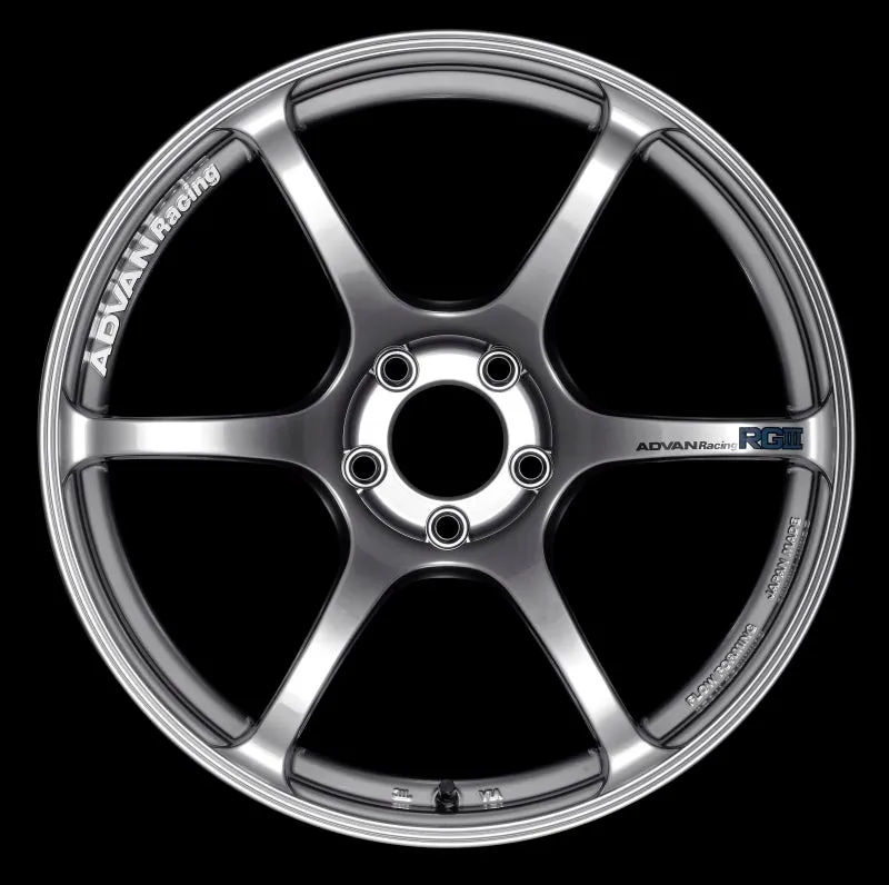 Advan RGIII 18x10.0  35 5-114.3 Racing Hyper Black Wheel