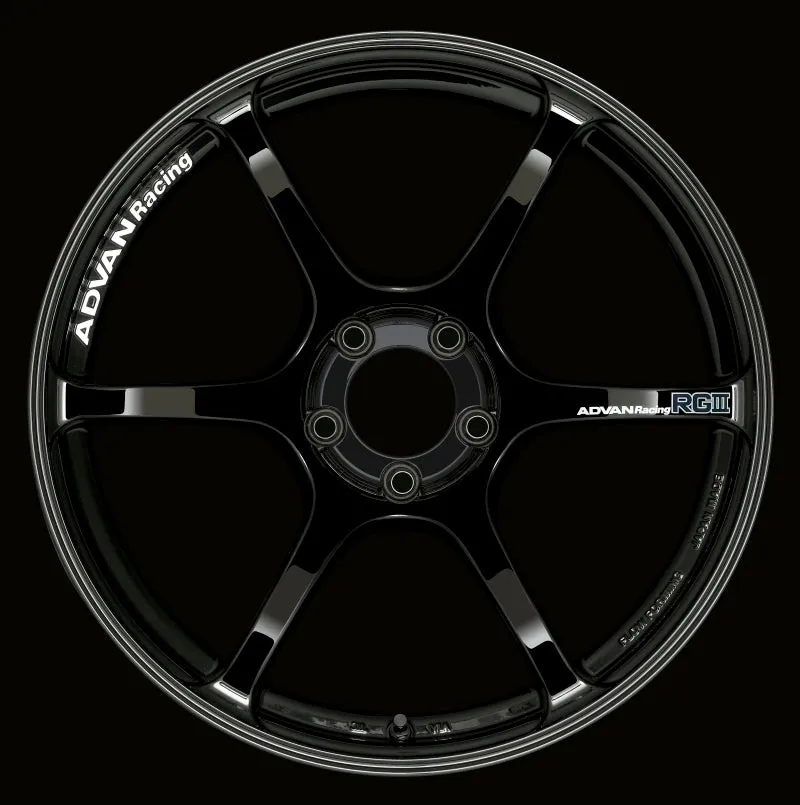 Advan RGIII 18x10.5  25 5-114.3 Racing Gloss Black Wheel