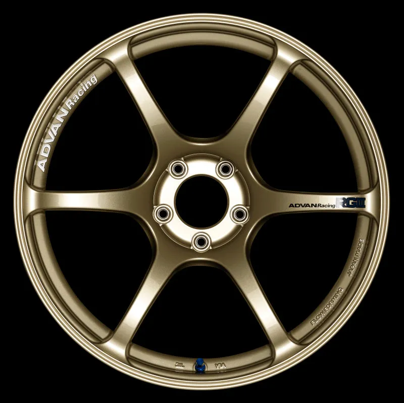 Advan RGIII 18x10.5  25 5-114.3 Racing Gold Metallic Wheel