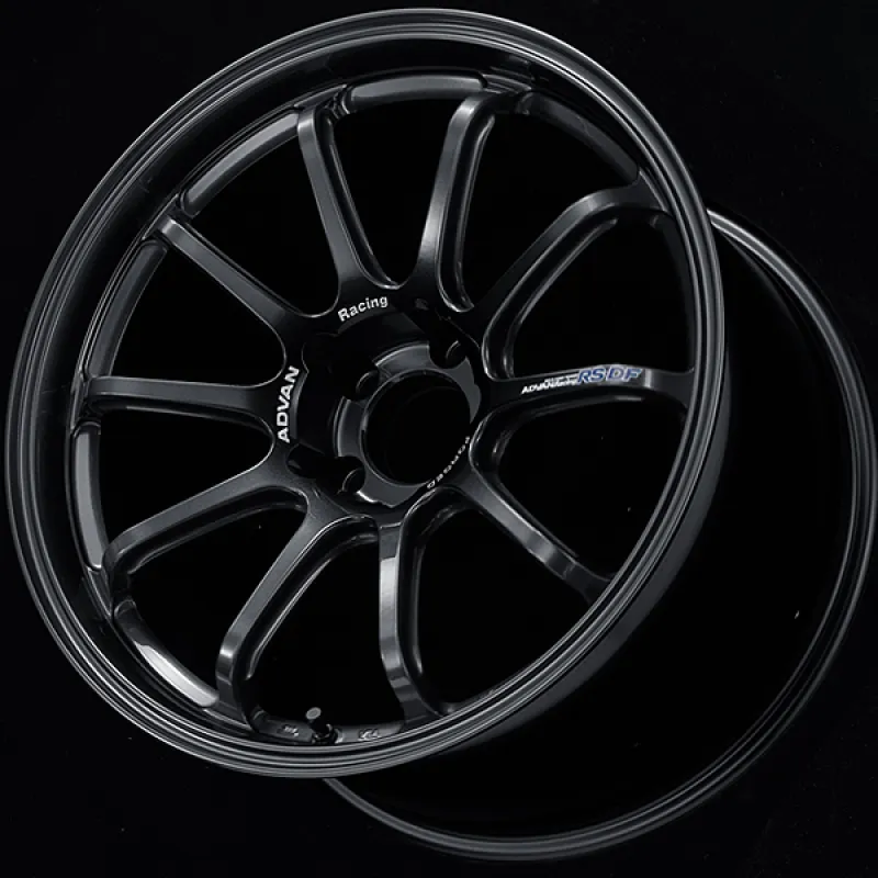 Advan RS-DF Progressive 19x8.5  37 5-114.3 Racing Titanium Black Wheel