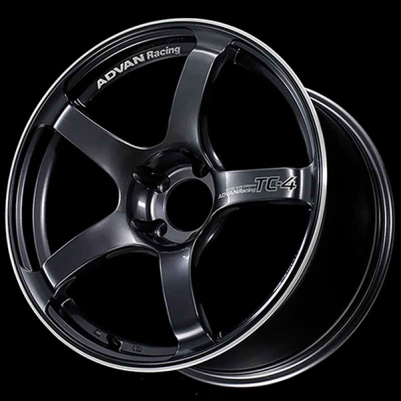 Advan TC4 15x6.0  45 4-100 Racing Gunmetallic & Ring Wheel