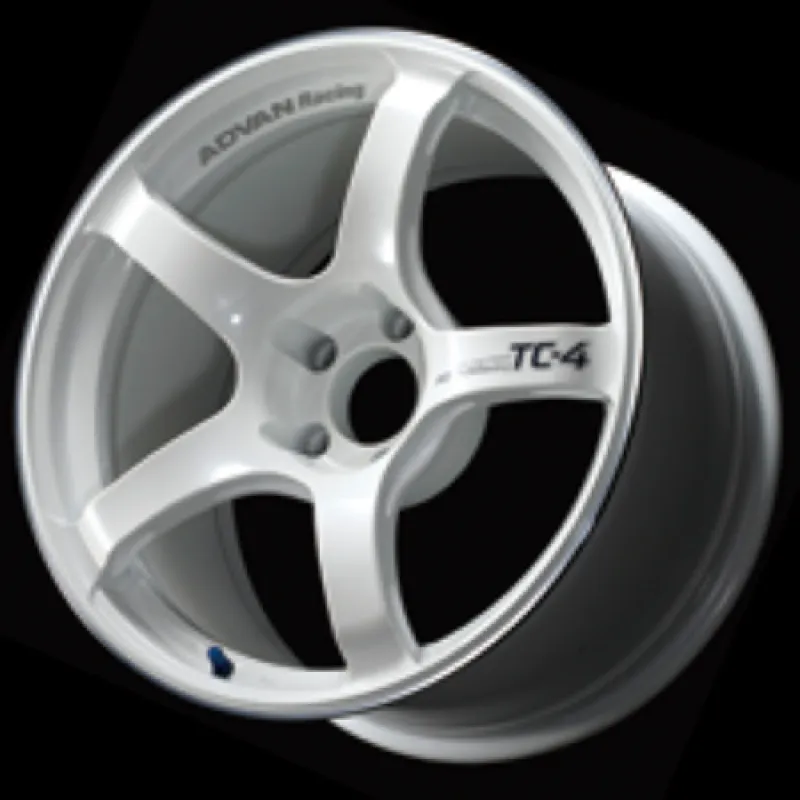 Advan TC4 16x5.5  45 4-100 Racing White Metallic & Ring Wheel