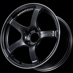 Advan TC4 18x9.5  12 5-114.3 Racing Gunmetallic and Ring Wheel