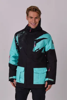 Afterparty Jacket Black & Mint Men's