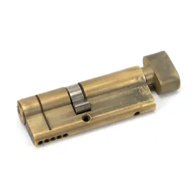 Aged Brass 35/45T 5pin Euro Cylinder/Thumbturn | From The Anvil