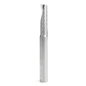 Aluminum Spiral 'O' Flute Up-Cut CNC Router Bit | 3⁄8 Dia x 1 3⁄8 x 3⁄8 Shank x 3 1⁄2" Long | 51643 | 738685516430