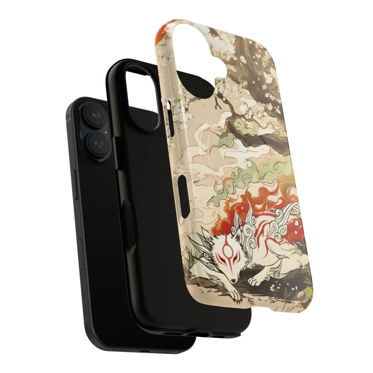 Amaterasu-Inspired Magnetic Tough Cases for Phones