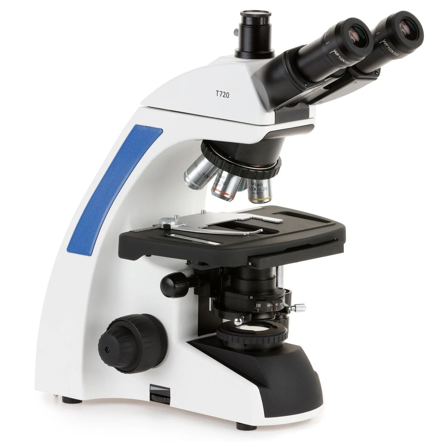 AmScope T720 Series Trinocular Koehler LED Compound Microscope with 9.7" Touchscreen Imaging System