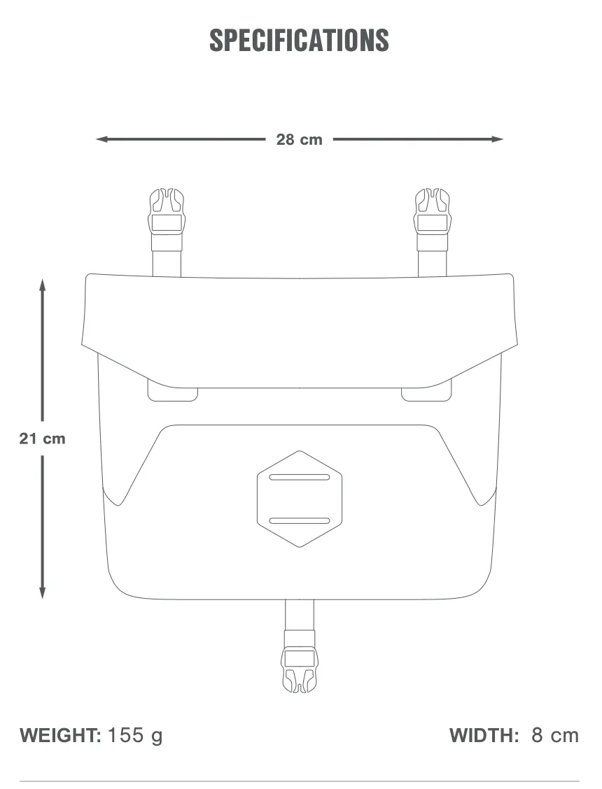 Apidura Backcountry Accessory Pocket 4L