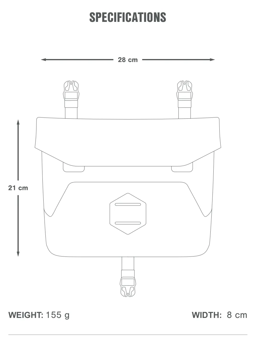 Apidura Backcountry Accessory Pocket 4L