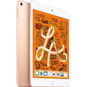 Apple 7.9&quot; iPad Mini (Early 2019, 64GB, Wi-Fi 4G LTE, Gold)