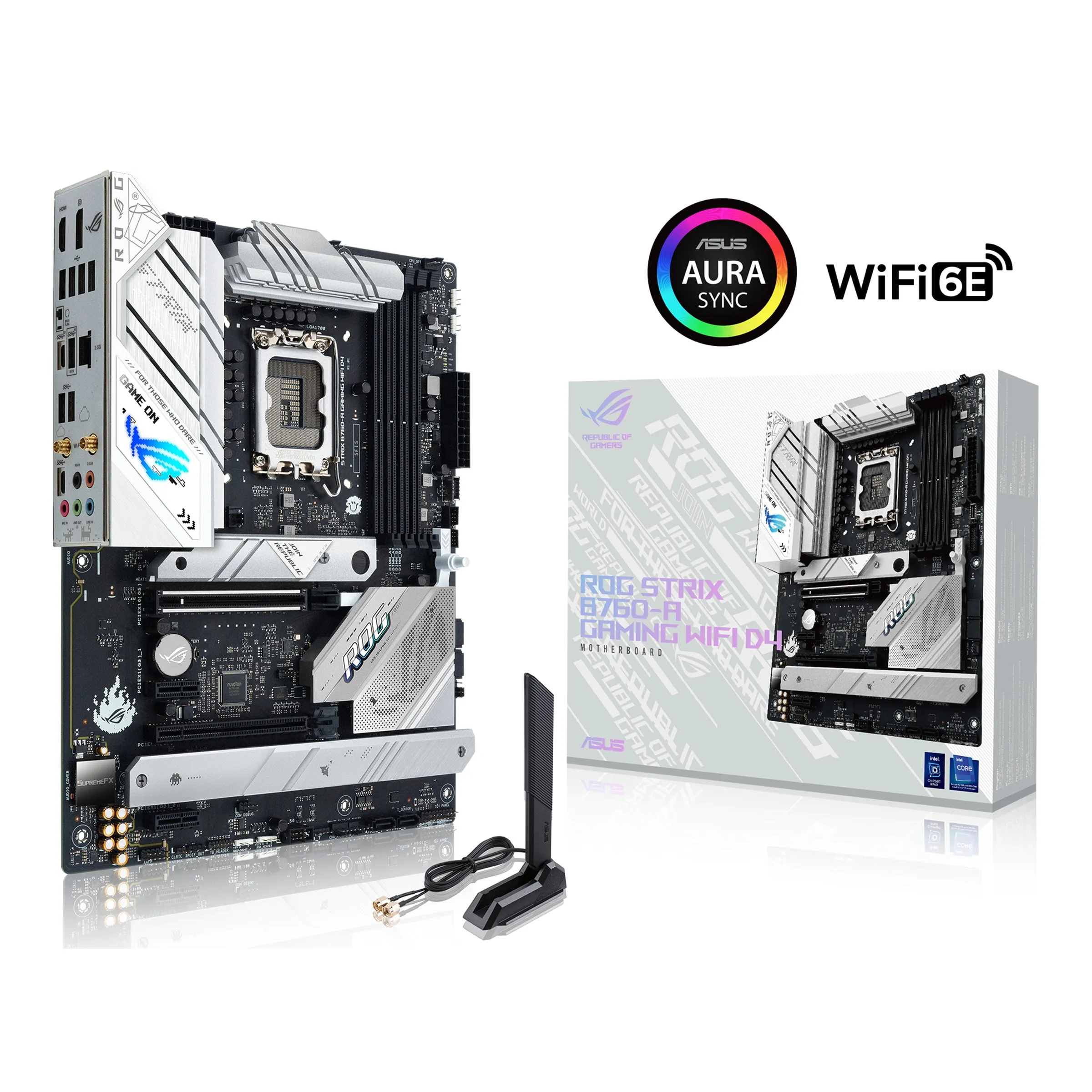 Asus Rog Strix B760-A Gaming Wifi D4 - Motherboard - Atx - Lga1700 Socket - B760