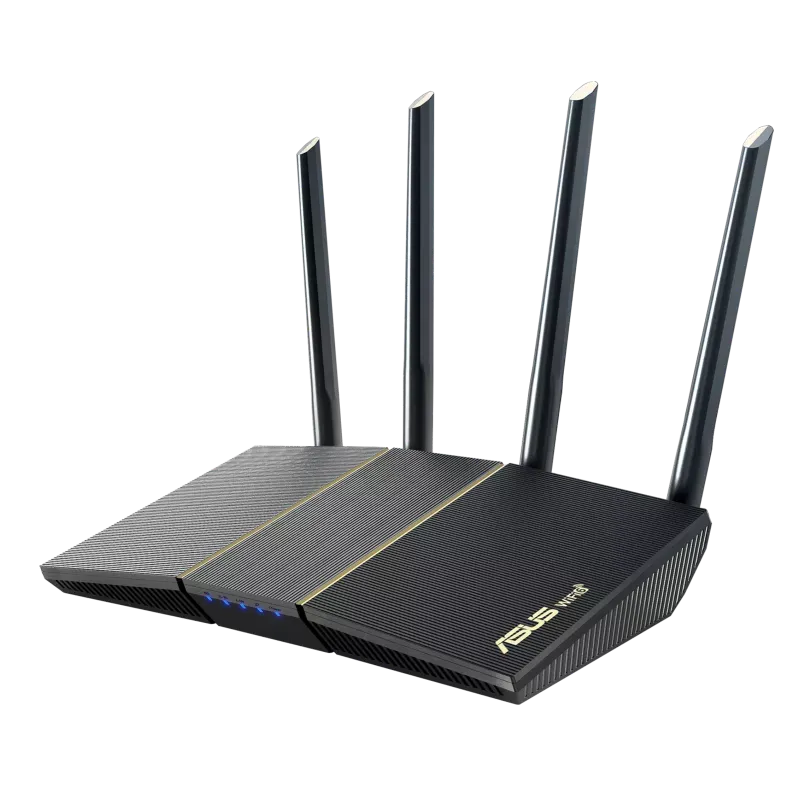 Asus RT-AX57 (AX3000) Dual Band WiFi 6 Extendable Router, Subscription-free Network Security, Instant Guard, Advanced Parental Controls, Built-in VPN, AiMesh Compatible, Gaming & Streaming, Smart Home