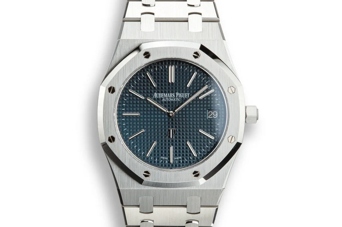 Audemars Piguet Royal Oak "Jumbo" Extra-Thin 15202ST.OO.1240ST.01 with Box and Papers