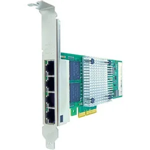 Axiom 10/100/1000Mbs Quad Port RJ45 PCIe x4 NIC Card for Dell - 540-BBHB