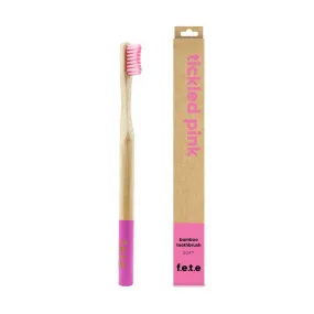 Bamboo Toothbrush Tickled Pink - Pink Soft 1 Unit