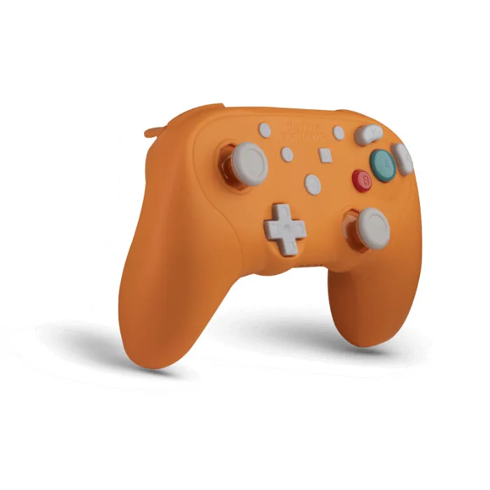 BattlerGC wireless controller for Nintendo GameCube, Wii, Switch & PC 2.4G - Orange | Retro Fighters