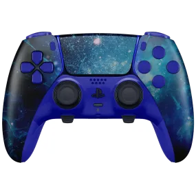 BLUE NEBULA PS5 DualSense Edge Custom Modded Wireless Controller