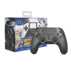 Bluetooth Wireless Controller For PS4 and PC - Black (PS5 Design)