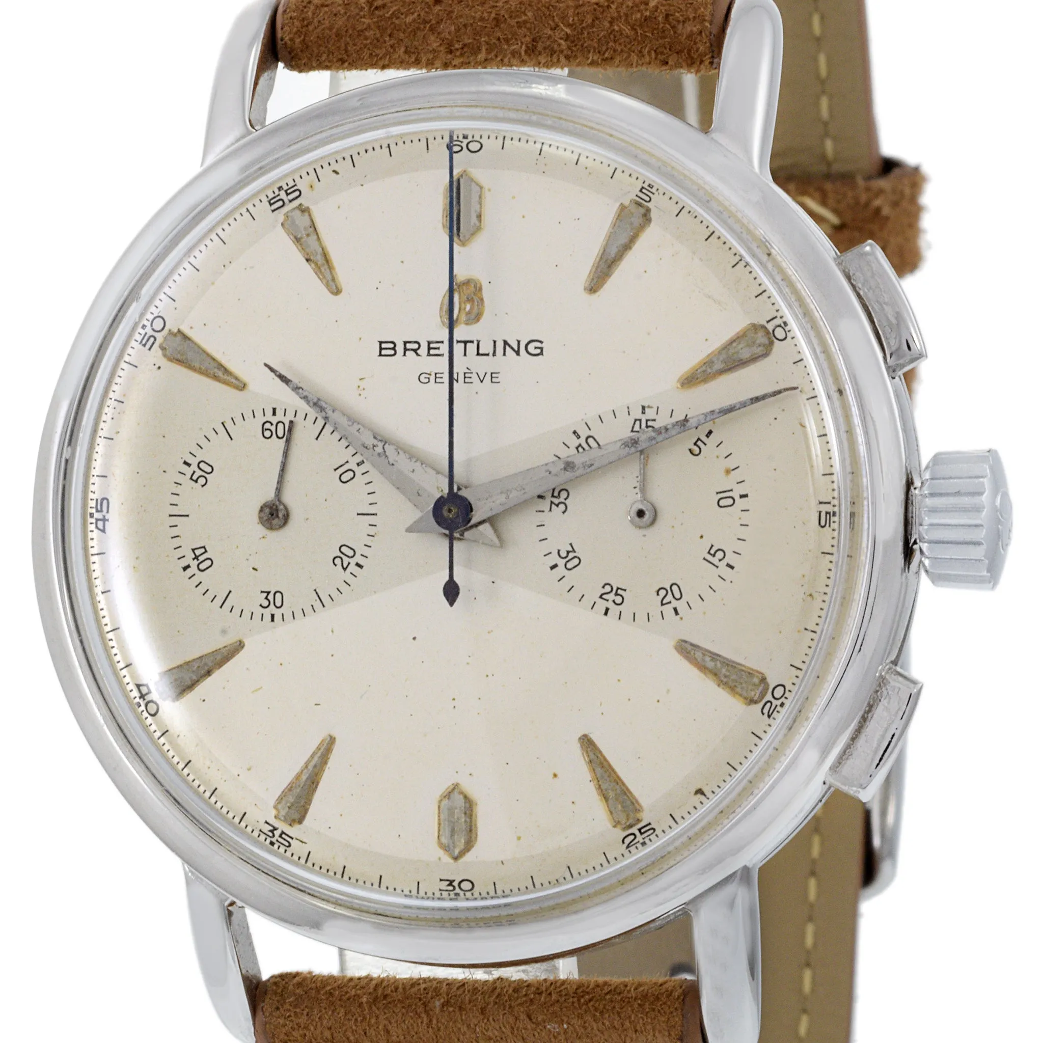 Breitling "Football" Chronograph Reference 1192 Stainless Steel