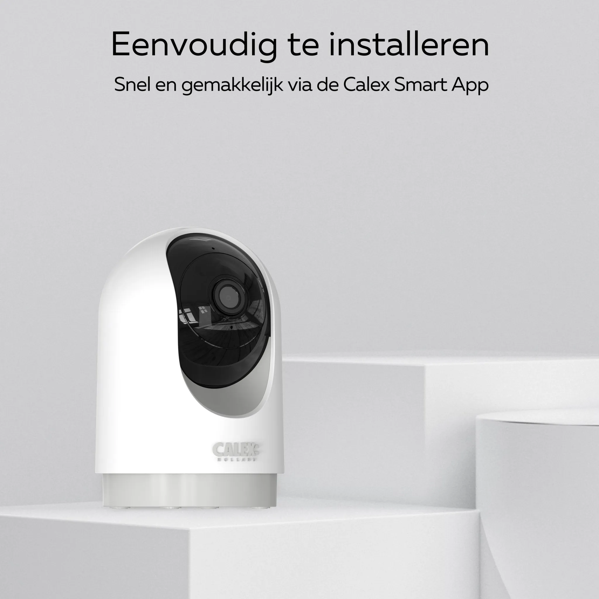 Calex Pan & Tilt Camera - Security Camera - For Indoors - 2K