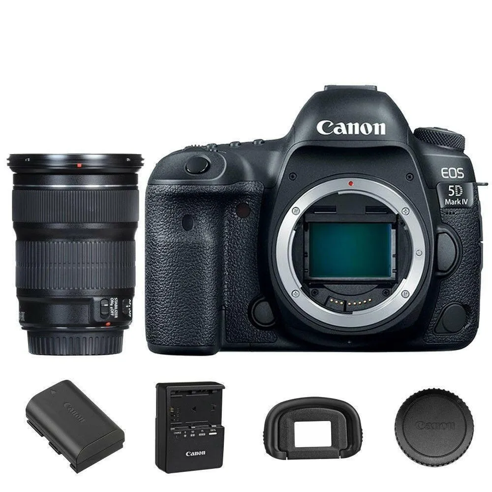 Canon 5D Mark IV EOS DSLR Camera with 24-105mm f/3.5-5.6 IS STM Lens