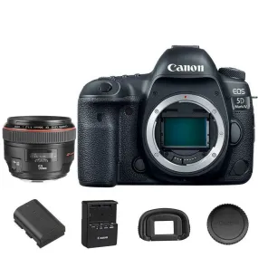 Canon 5D Mark IV EOS DSLR Camera with 50mm f/1.2L EF USM Lens