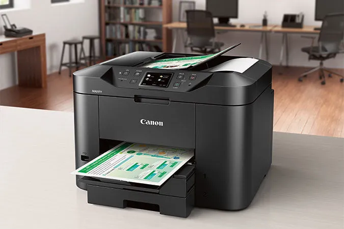 Canon MAXIFY MB2720 Wireless Home Office All-In-One Printer, Inkjet Color Printer, USB & Wi-Fi Connectivity, Black - 0958C002