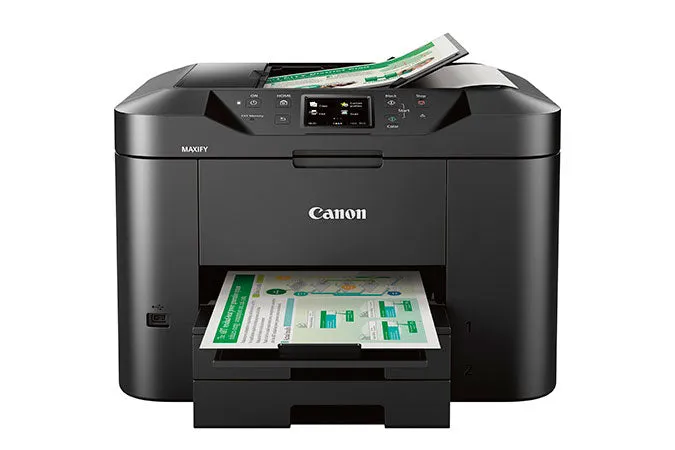 Canon MAXIFY MB2720 Wireless Home Office All-In-One Printer, Inkjet Color Printer, USB & Wi-Fi Connectivity, Black - 0958C002