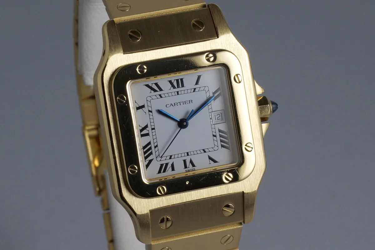 Cartier YG ‘Santos or Massif’ Automatic with Box