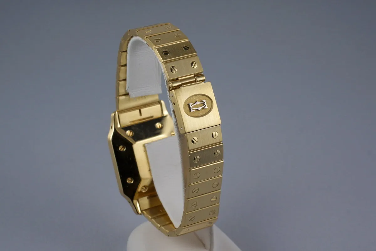 Cartier YG ‘Santos or Massif’ Automatic with Box