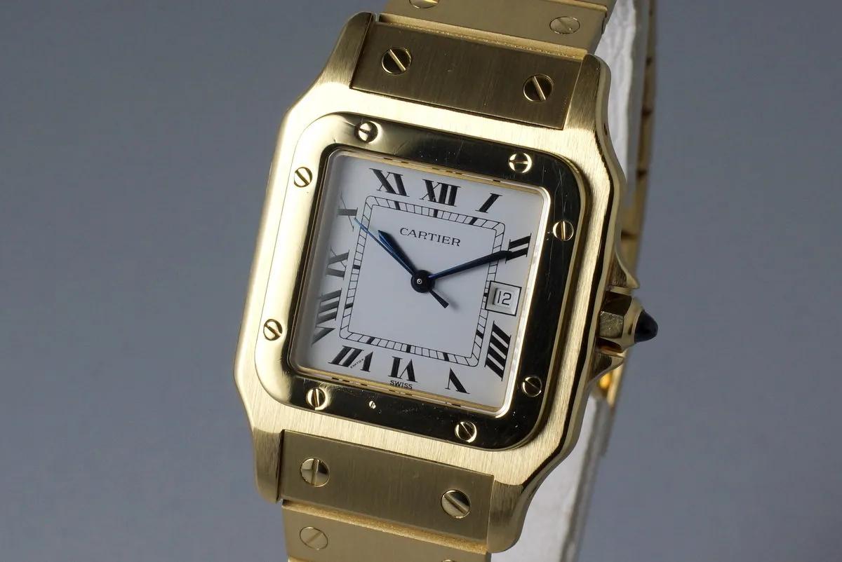 Cartier YG ‘Santos or Massif’ Automatic with Box