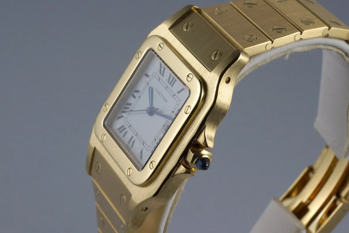 Cartier YG ‘Santos or Massif’ Automatic with Box