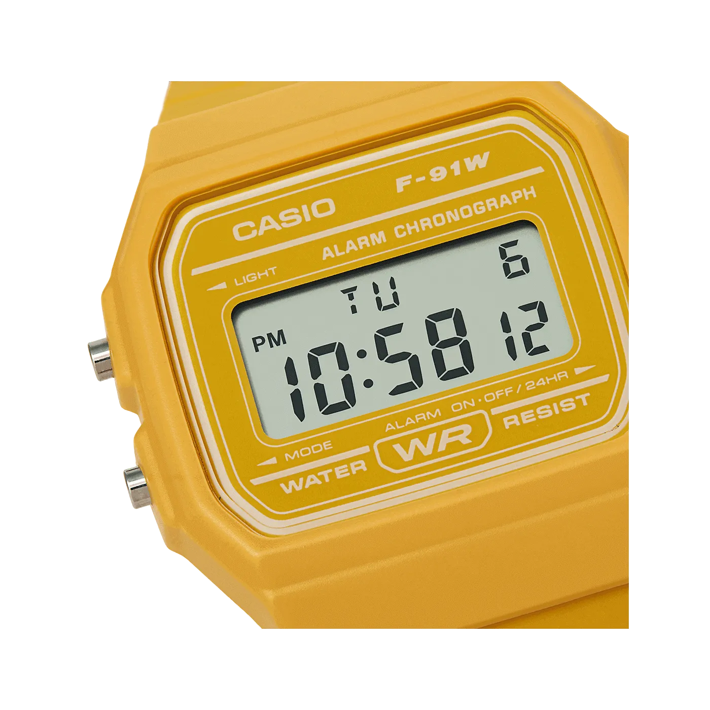 Casio Classic Digital Mustard Yellow Watch