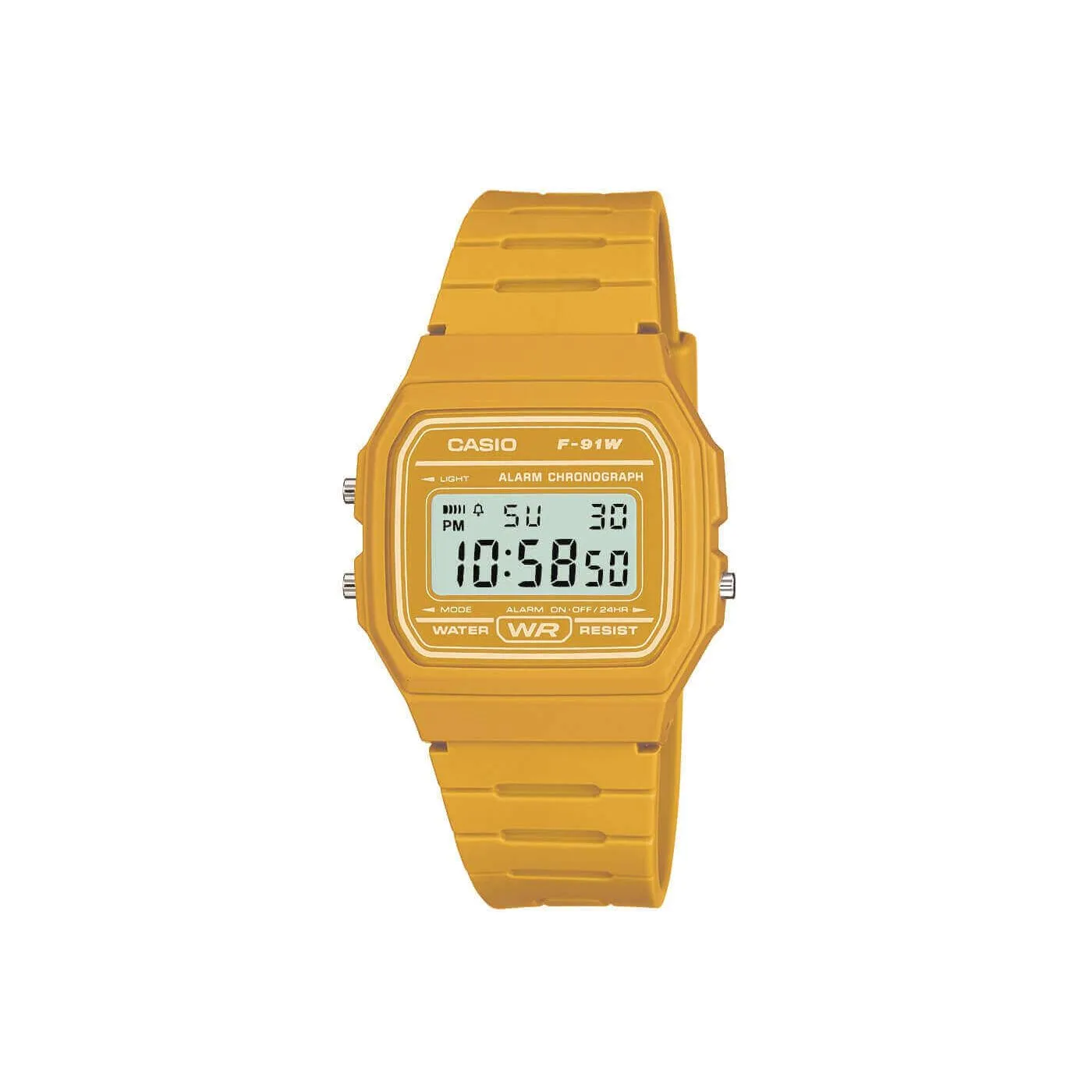 Casio Classic Digital Mustard Yellow Watch