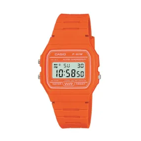 Casio Classic Vibrant Orange Digital Watch