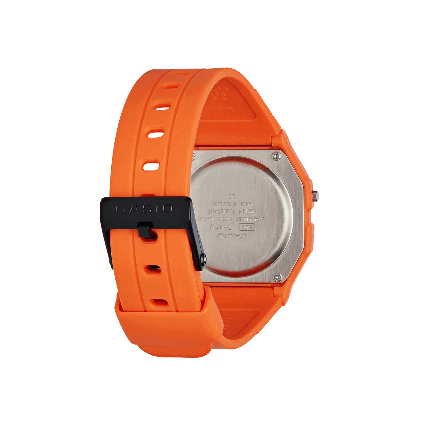 Casio Classic Vibrant Orange Digital Watch