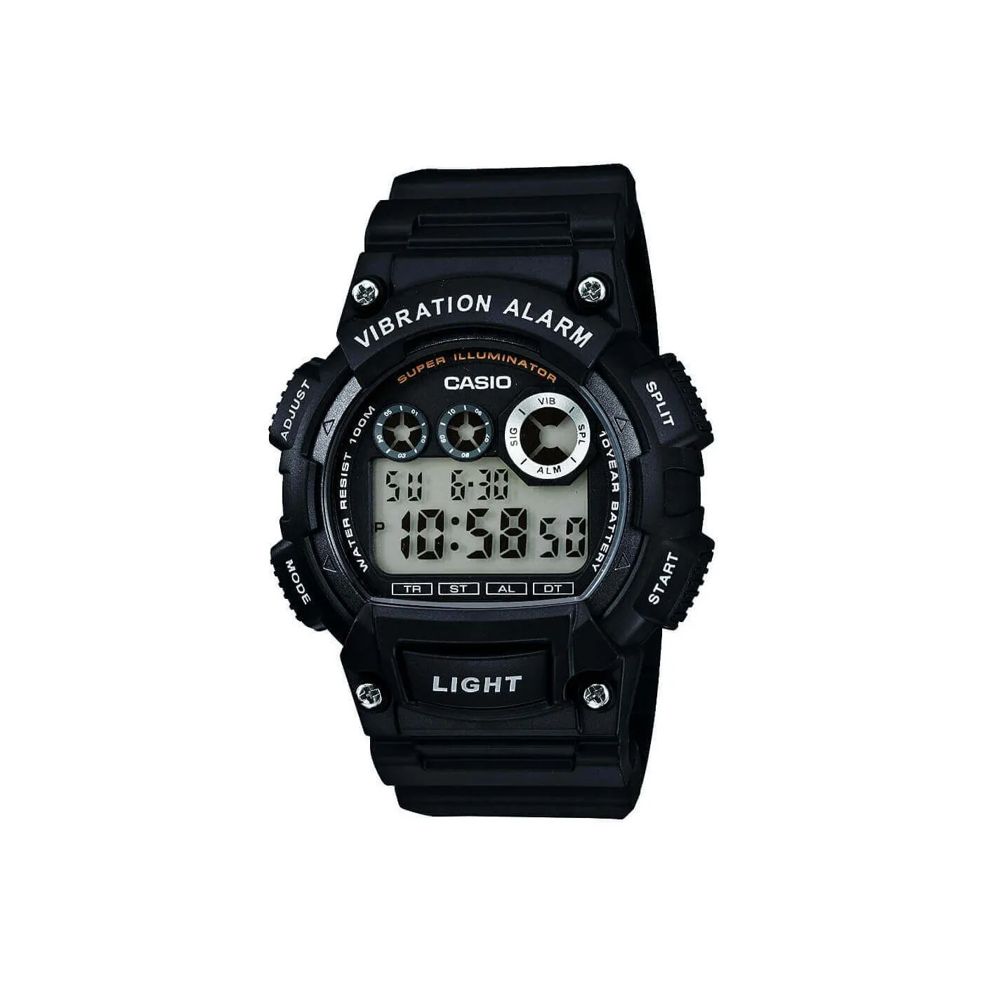 Casio Collection Gents Black Resin Strap Watch