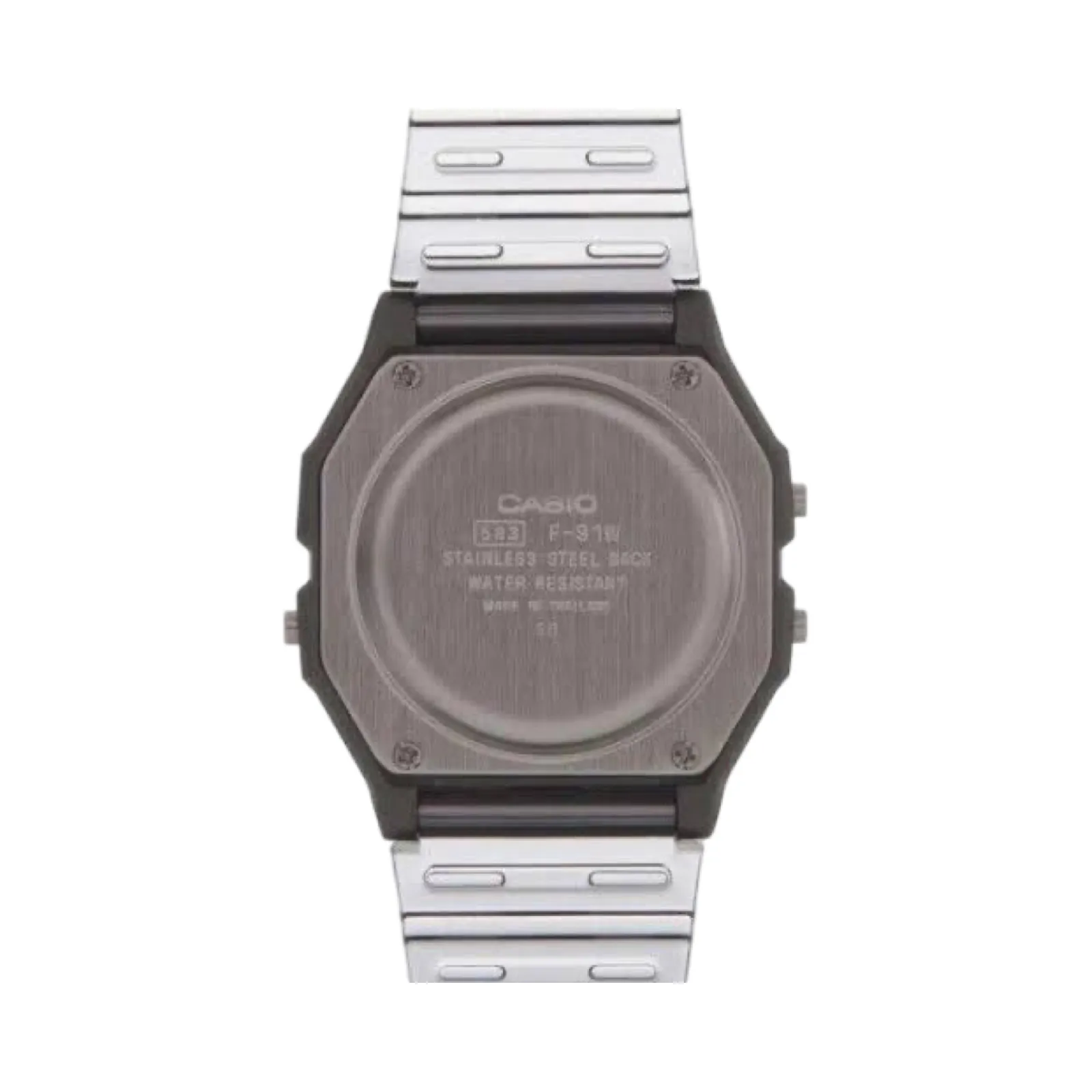 Casio Digital Grey Resin Band Watch F91WS-8D