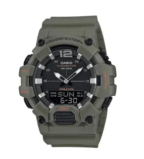 Casio HDC-700-3A2VDF Army Green Resin Watch for Men