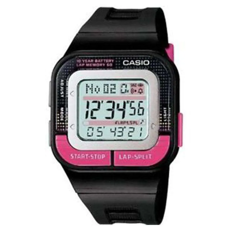 Casio SDB-100-1BDF Digital Black Resin Strap for Men & Women