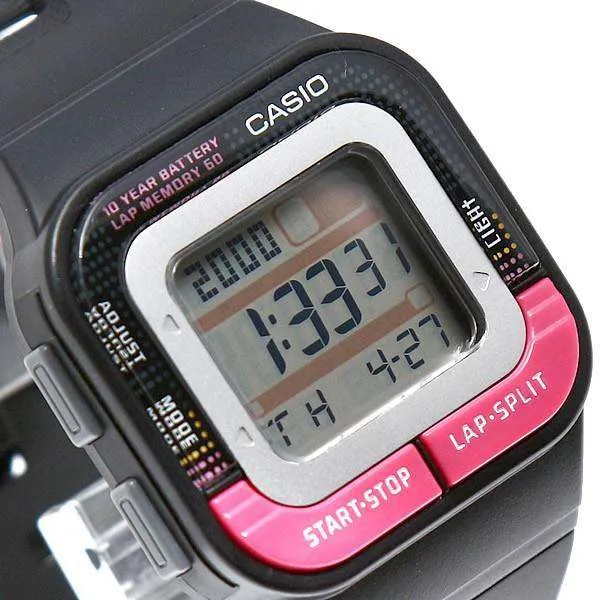 Casio SDB-100-1BDF Digital Black Resin Strap for Men & Women