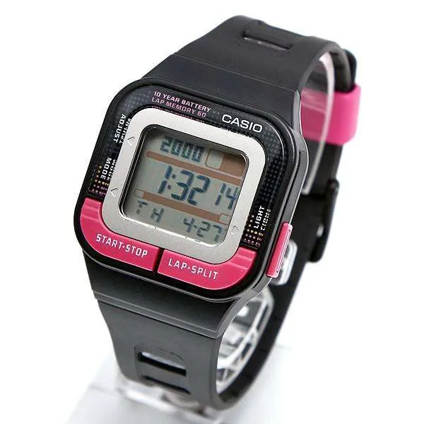 Casio SDB-100-1BDF Digital Black Resin Strap for Men & Women