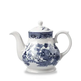 Churchill Blue Willow Sandringham Tea/Coffee Pot