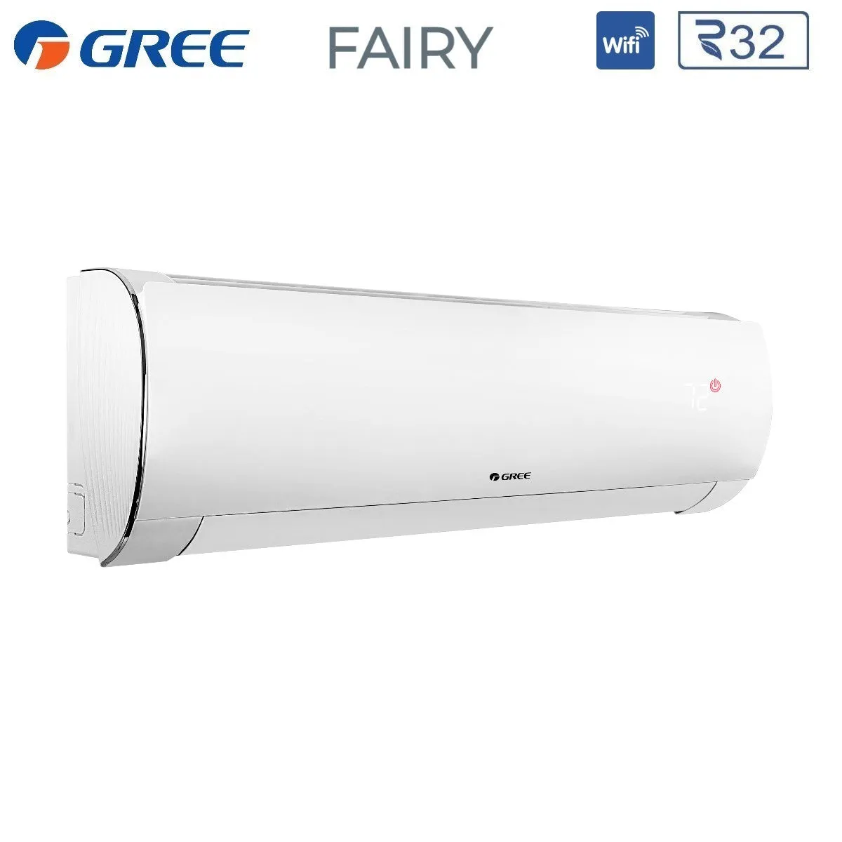 Climatizzatore Condizionatore Gree Quadri Split Inverter serie FAIRY 9 12 12 12 con GWHD(36)NK6LO R-32 Wi-Fi Integrato 9000 12000 12000 12000