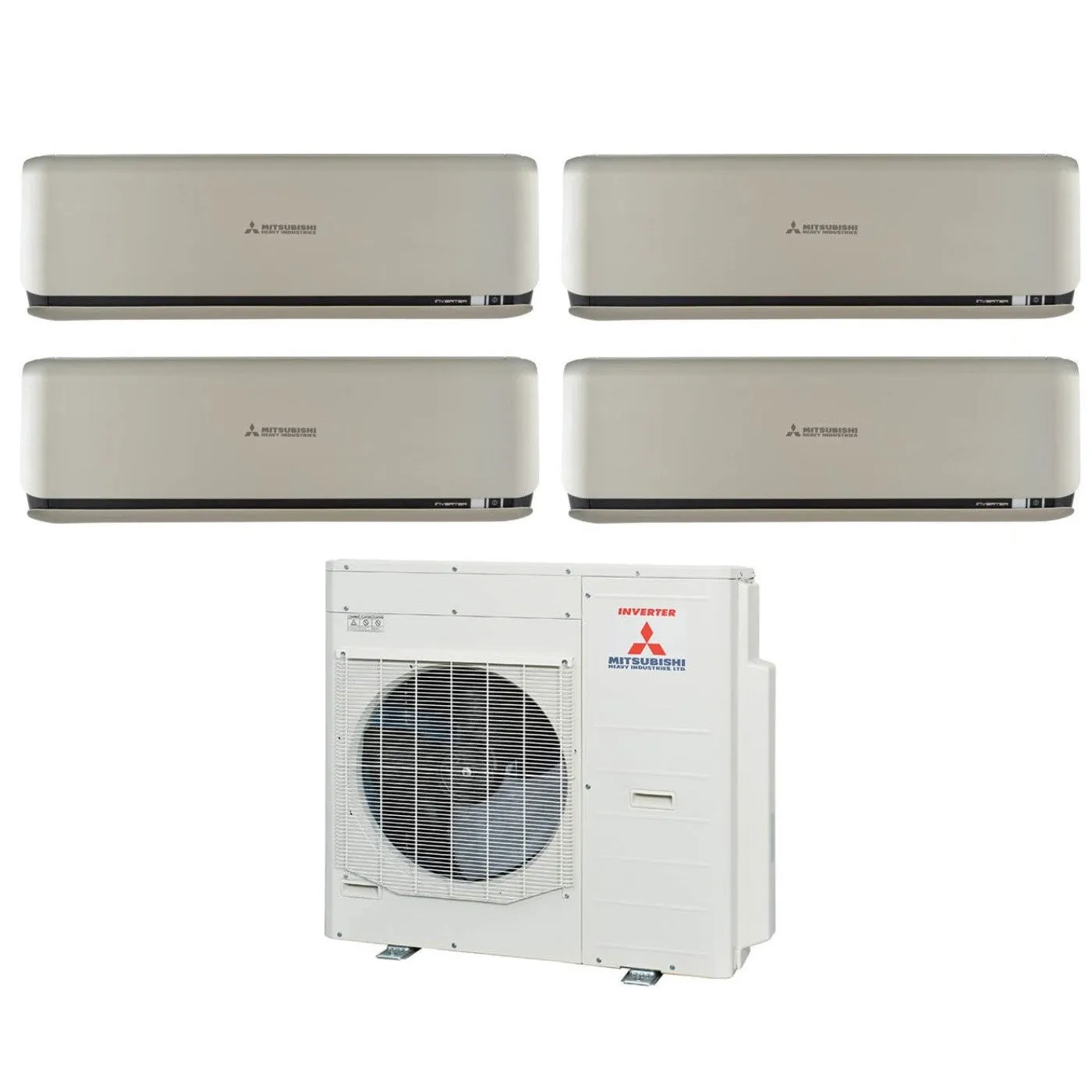 Climatizzatore Condizionatore Mitsubishi Heavy Industries Quadri Split Inverter serie KIREIA PLUS Titanium 7 9 12 18 con SCM80ZS-W R-32 Wi-Fi Optional 7000 9000 12000 18000