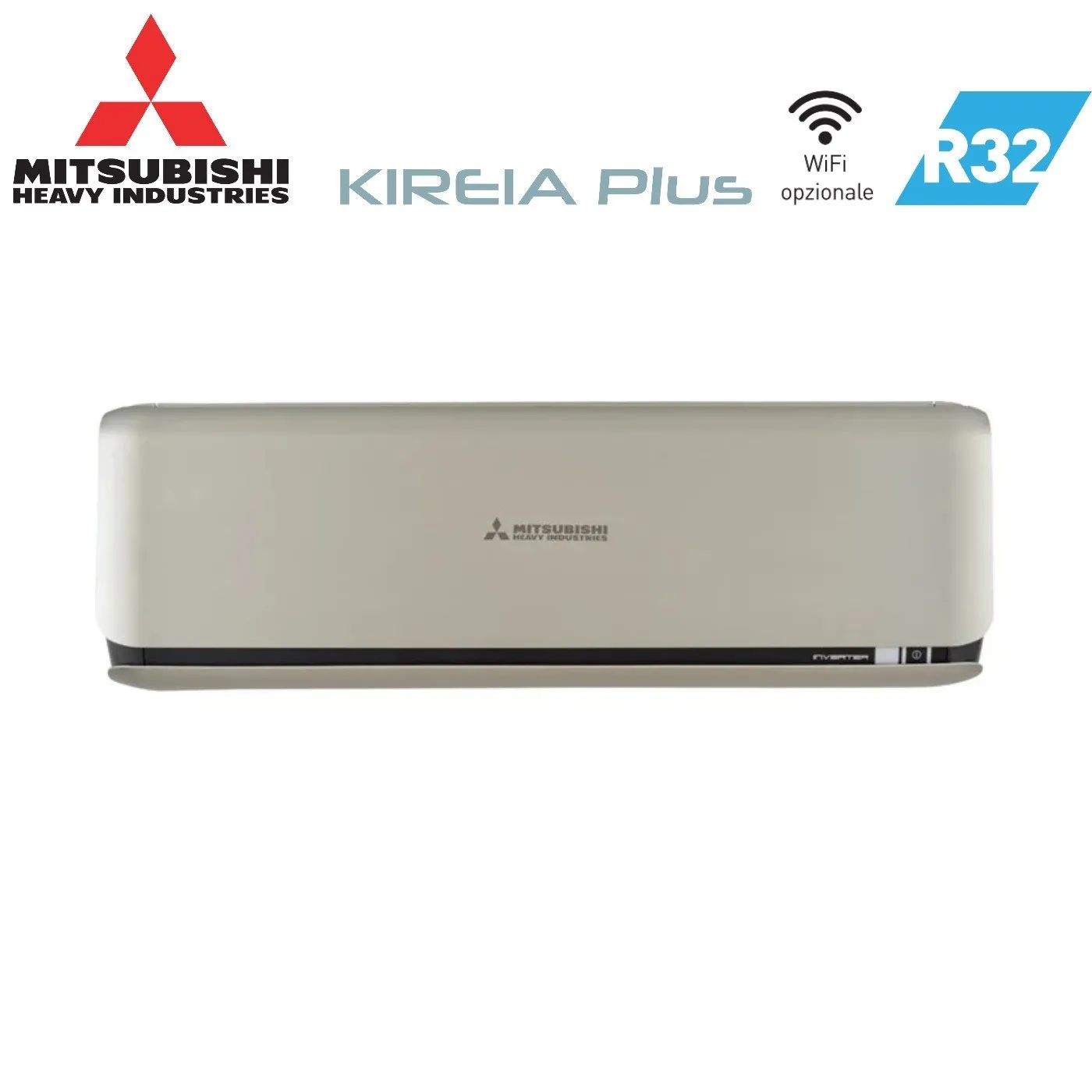 Climatizzatore Condizionatore Mitsubishi Heavy Industries Quadri Split Inverter serie KIREIA PLUS Titanium 7 9 12 18 con SCM80ZS-W R-32 Wi-Fi Optional 7000 9000 12000 18000