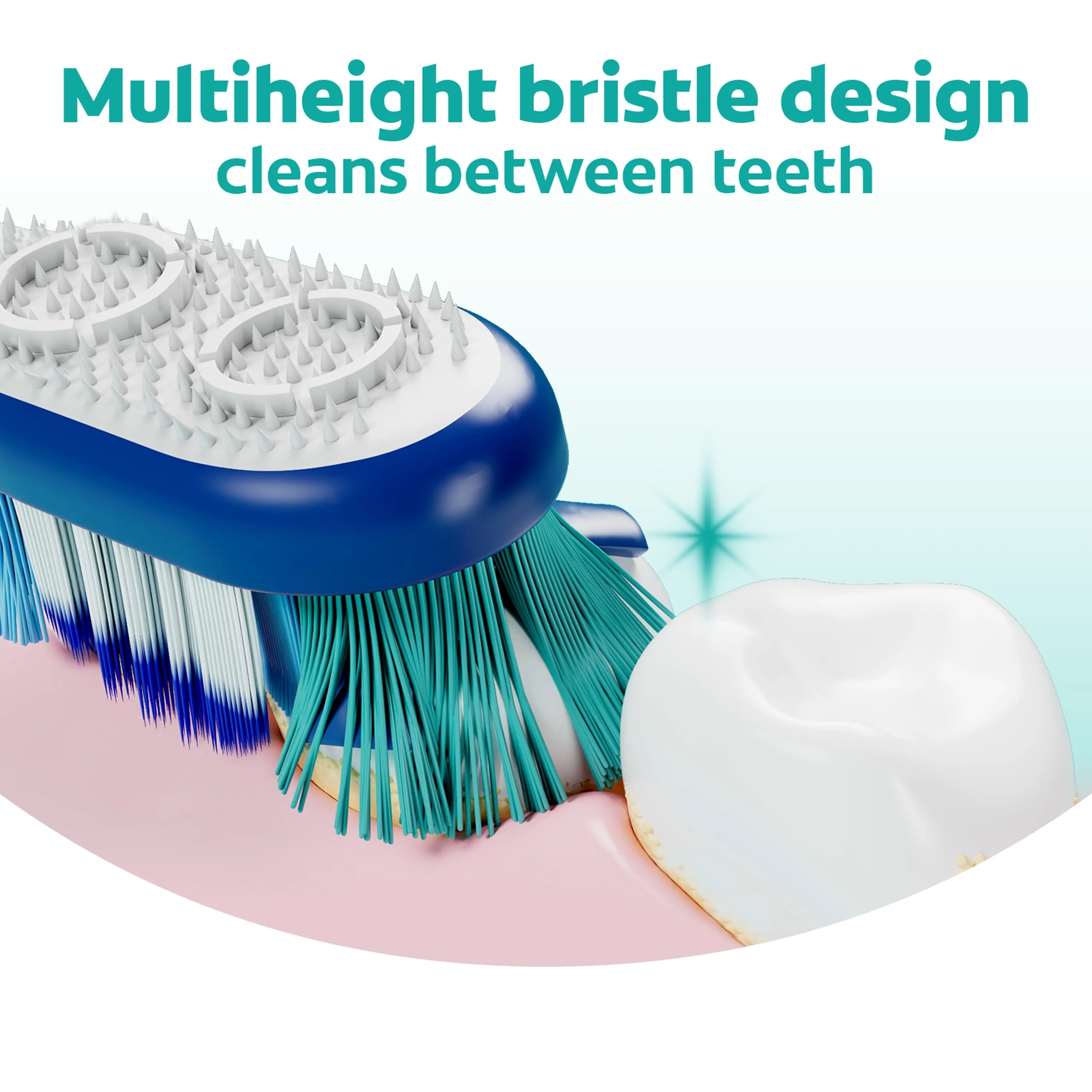 Colgate 360 Whole Mouth Clean Soft Bristle Toothbrush, Adult Toothbrush, 2 Pack