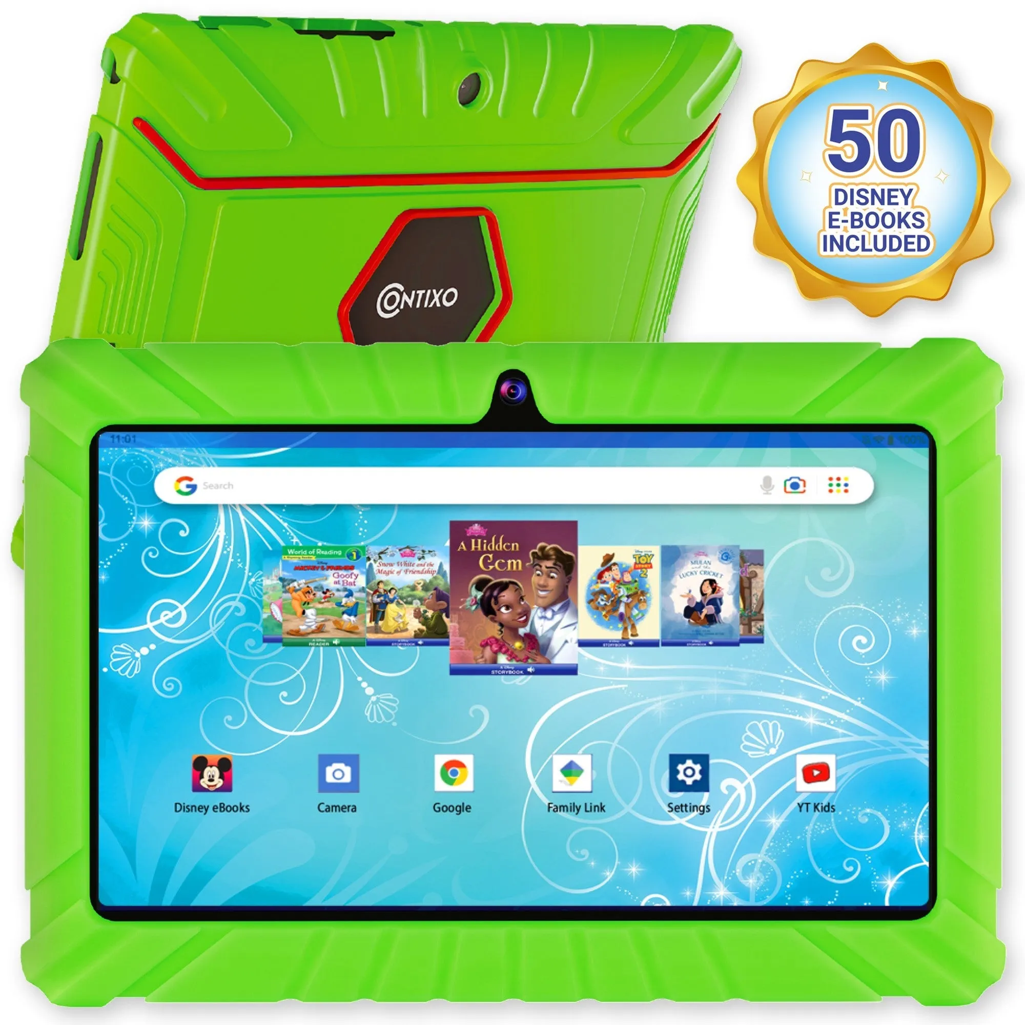 Contixo V8-2 Kids 7” Tablet - 50 Disney eBooks Included by Contixo