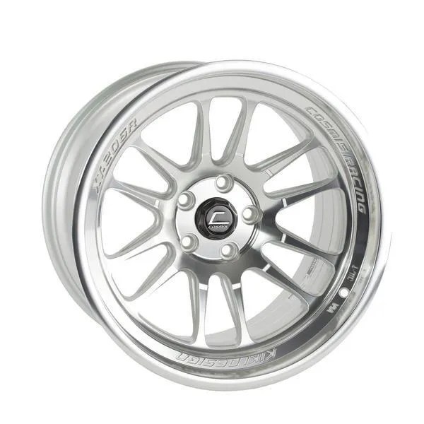 Cosmis Racing XT-206R Wheels (18x11) [Silver w/ Machined Face & Lip  8mm Offset] 5x114.3